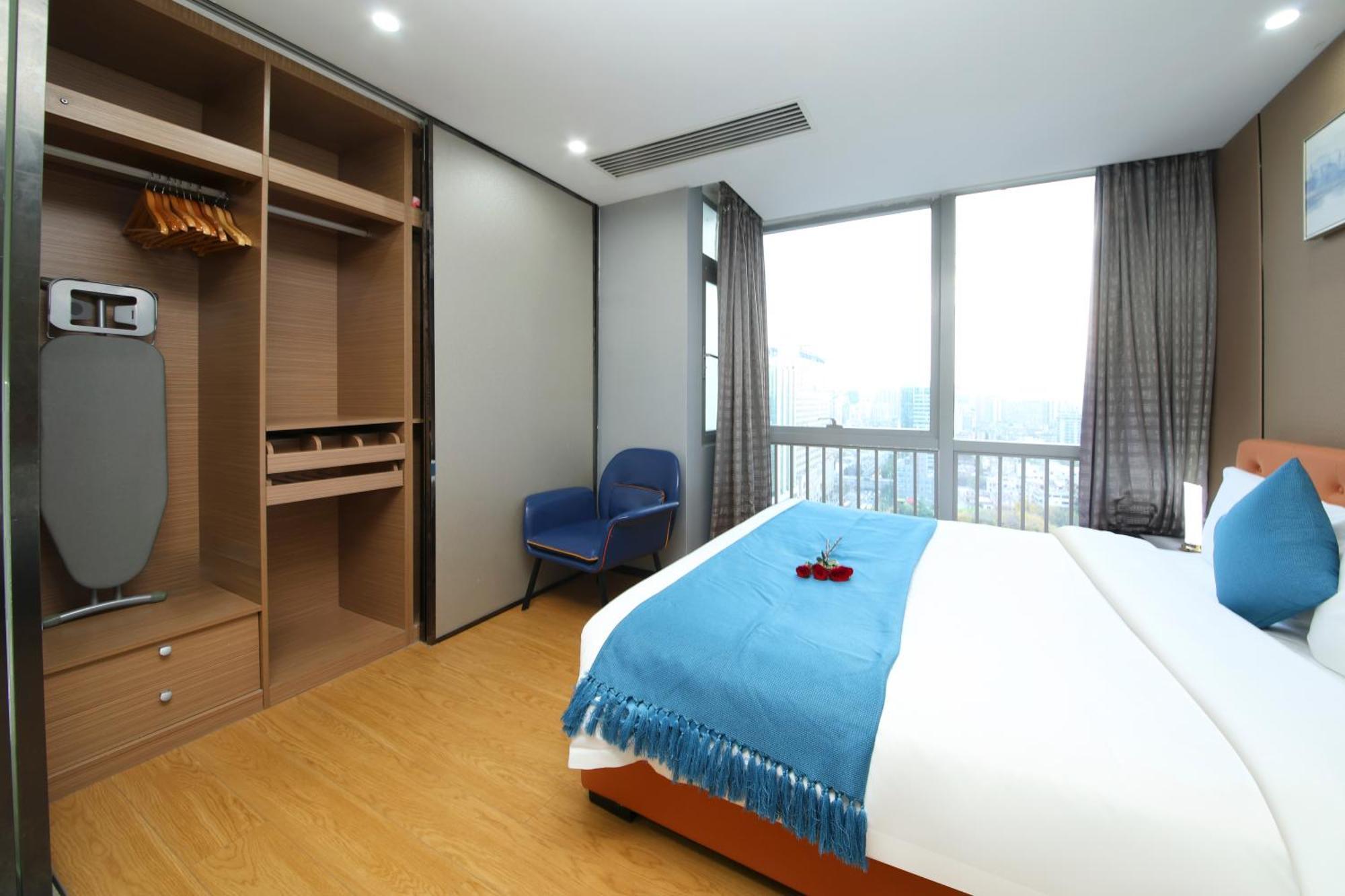 Pengman Beijing Rd. A-Mall Apartment Guangzhou Rum bild