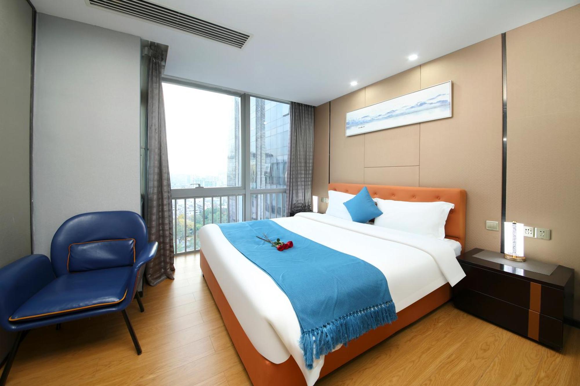 Pengman Beijing Rd. A-Mall Apartment Guangzhou Rum bild