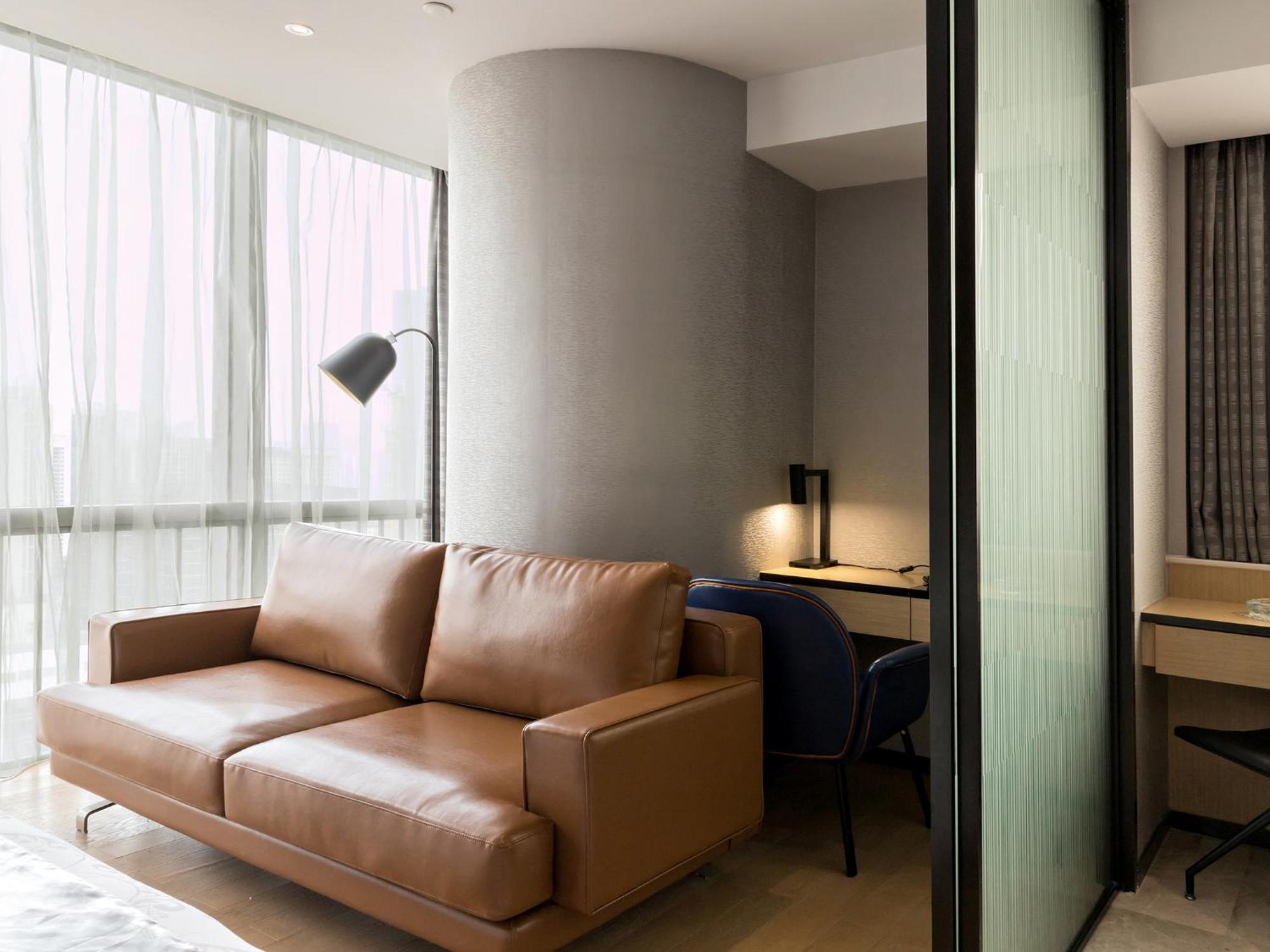 Pengman Beijing Rd. A-Mall Apartment Guangzhou Rum bild
