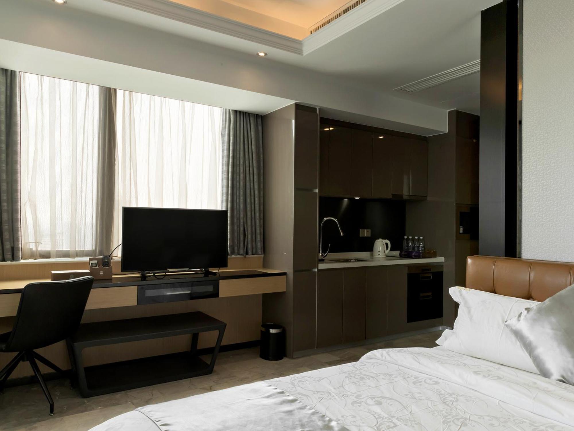 Pengman Beijing Rd. A-Mall Apartment Guangzhou Rum bild