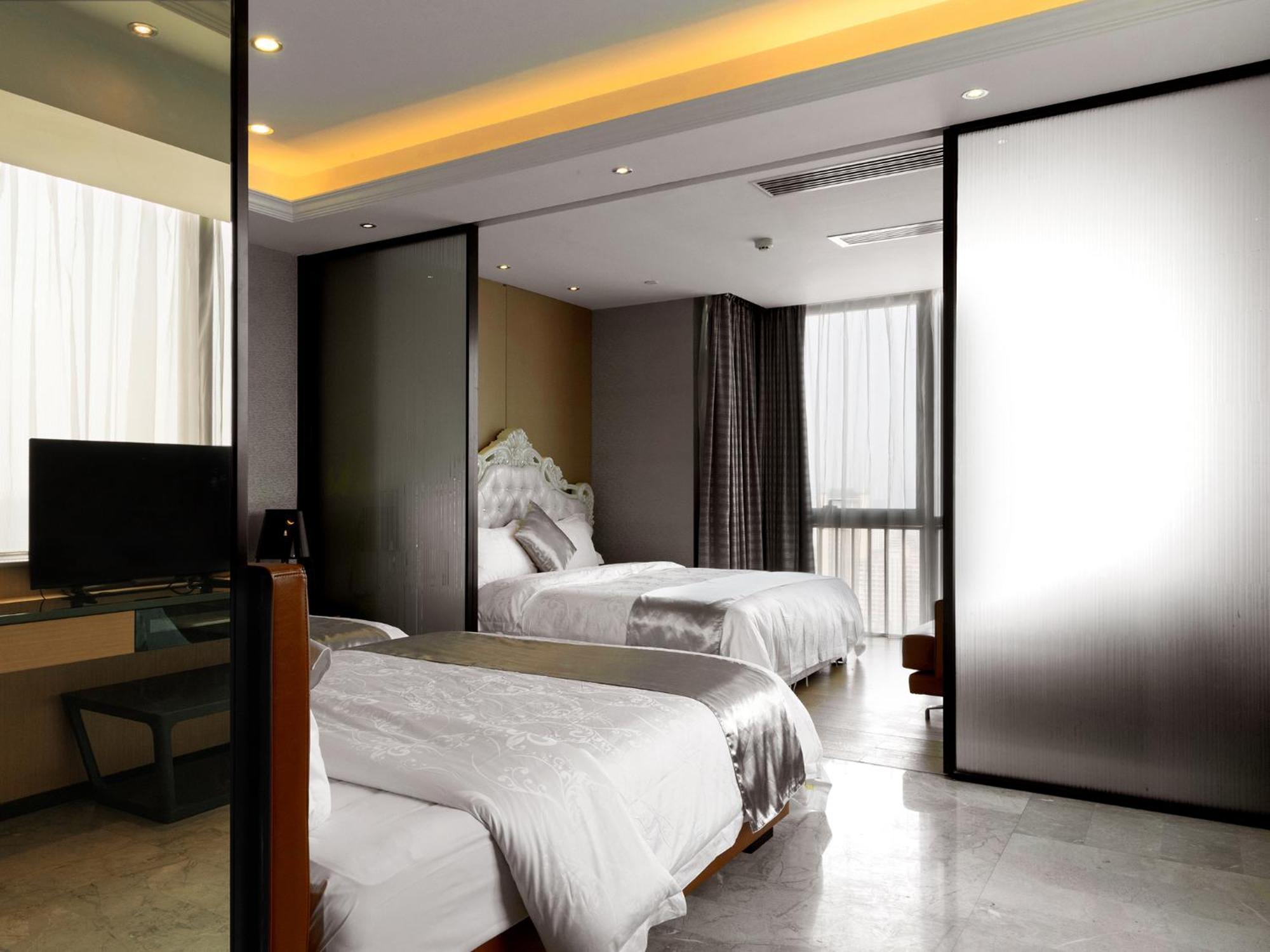 Pengman Beijing Rd. A-Mall Apartment Guangzhou Rum bild