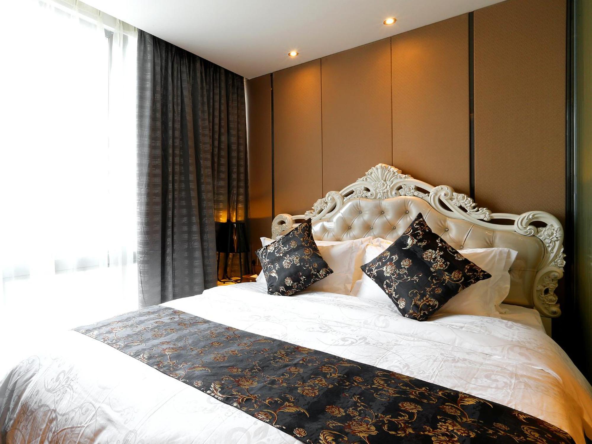 Pengman Beijing Rd. A-Mall Apartment Guangzhou Rum bild