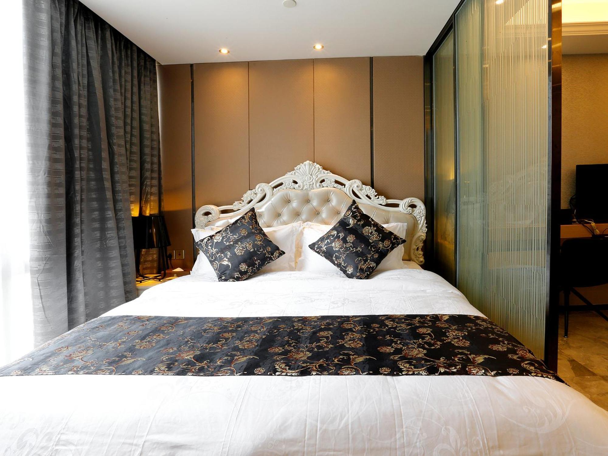 Pengman Beijing Rd. A-Mall Apartment Guangzhou Rum bild