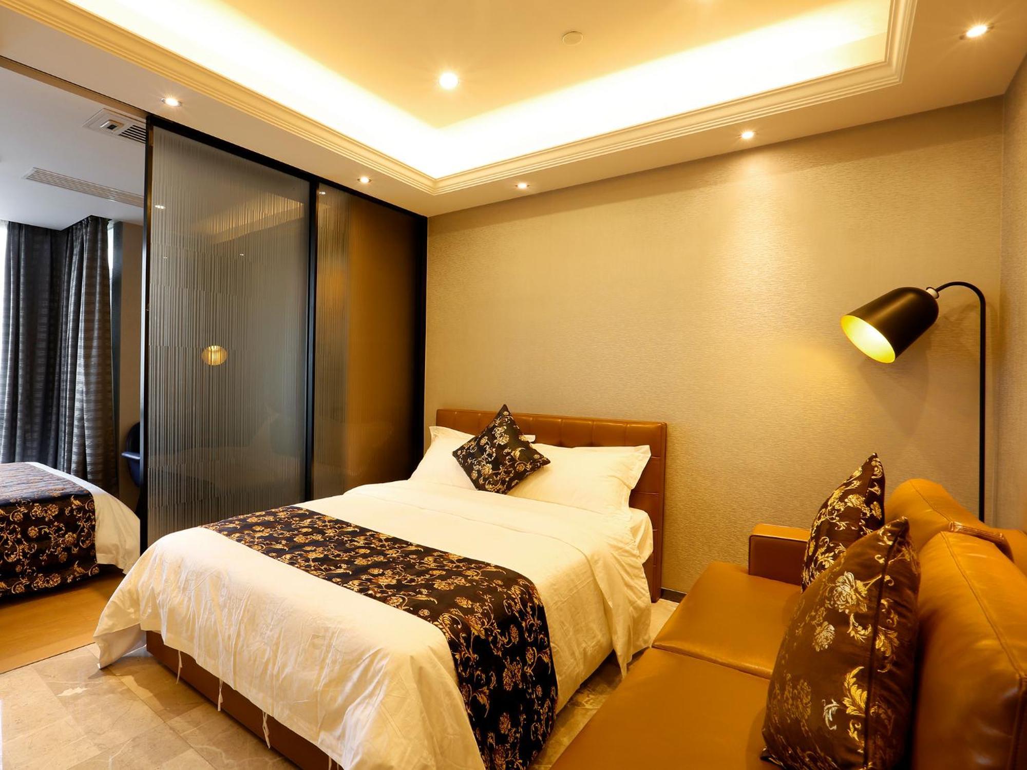 Pengman Beijing Rd. A-Mall Apartment Guangzhou Rum bild